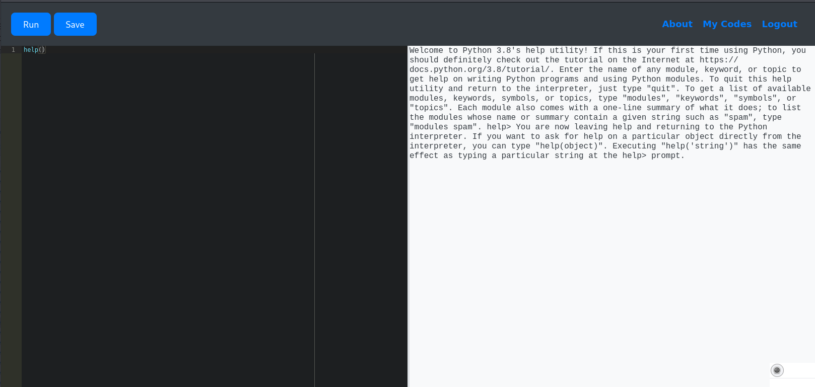 Command - help