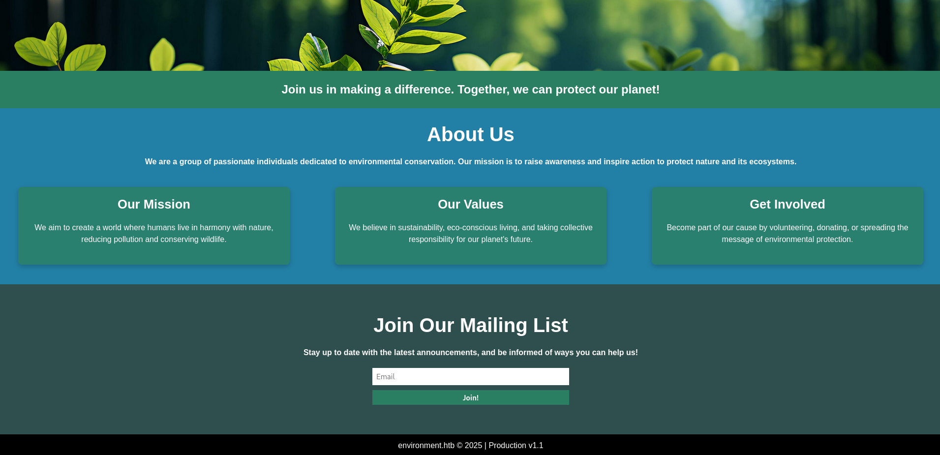 Landing page - Bottom Half