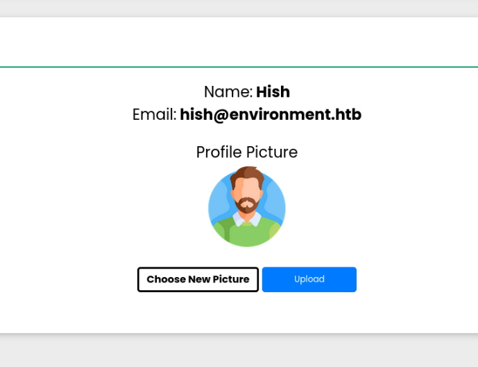 Management Dashboard - Profile picture upload